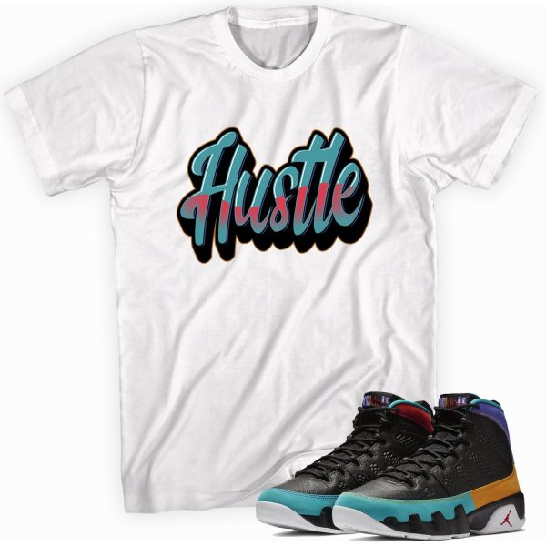 Hustle T-shirt Made To Match Jordan 9s Jezsport.com