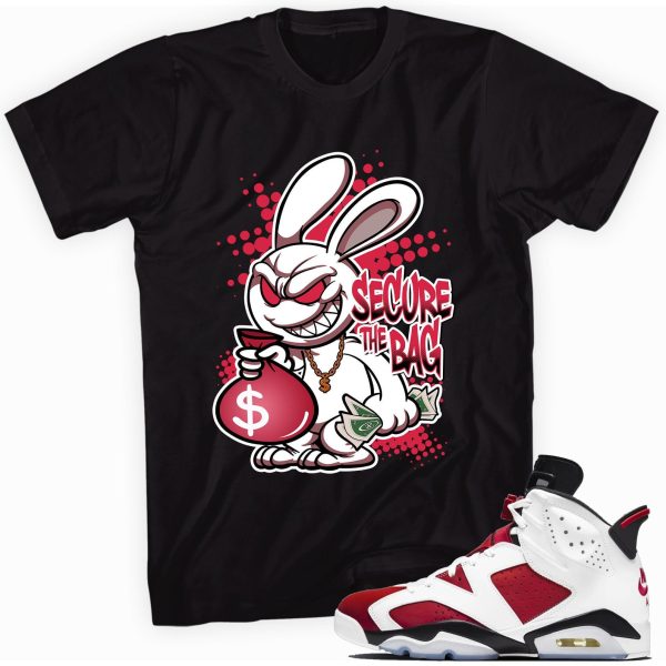 Secure the Bag Sneaker T-shirt Made To You Jordan 6 Retro Jezsport.com