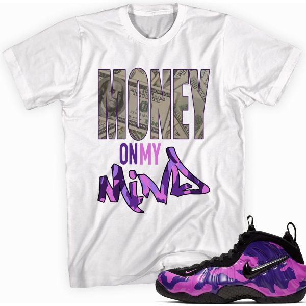 Money On My Mind Made To Match Foamposite Purple Camo Jezsport.com