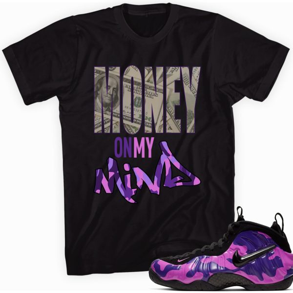 Money On My Mind Made To Match Foamposite Purple Camo Jezsport.com