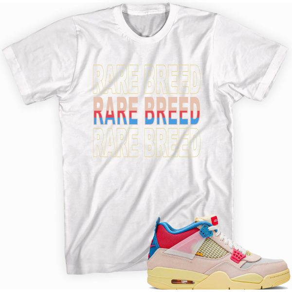 Rare Breed T-shirt Made To Match Jordan 4 Retro Union Guava Ice Jezsport.com