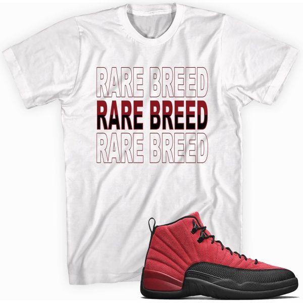 Rare Breed T-shirt Made To Match Jordan 12 Retro Reverse Flu Game Jezsport.com