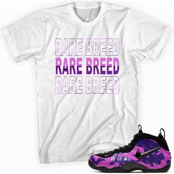 Rare Breed Shirt Made To Match Foamposite Purple Camo Jezsport.com