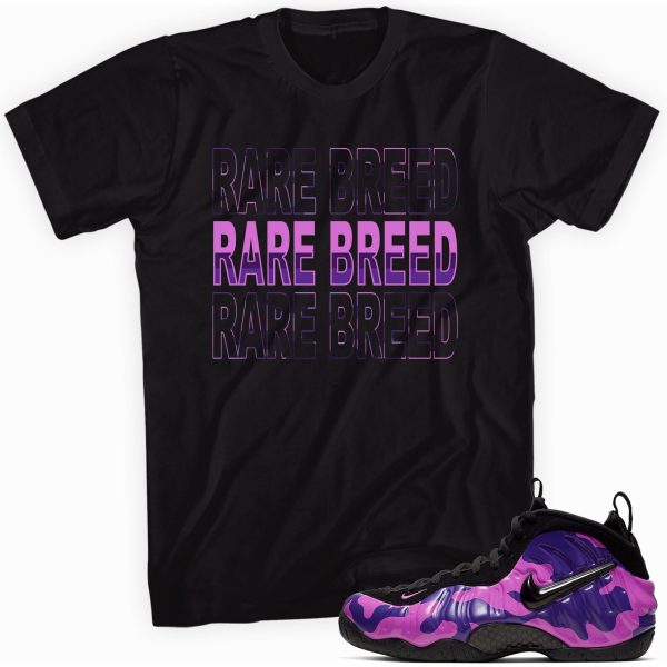 Rare Breed Shirt Made To Match Foamposite Purple Camo Jezsport.com