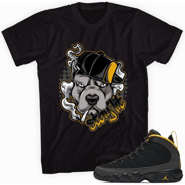 Stay Lit T-shirt Made To Match Jordan 9 Gold Jezsport.com