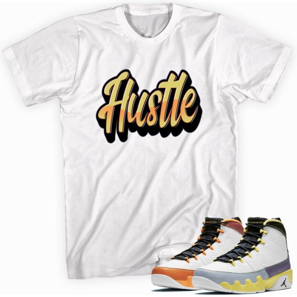 Hustle Sneaker Shirt Made to Match Jordan Retro 9 Jezsport.com