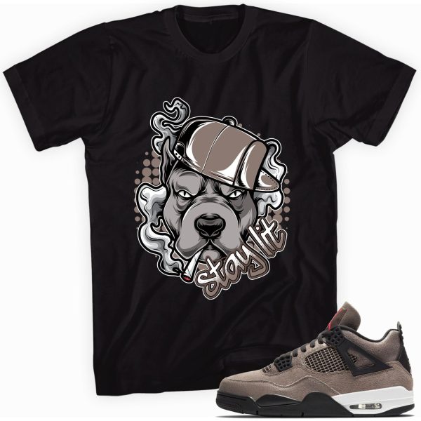 Stay Lit Custom Sneaker Shirt Made to Match Jordan 4 Retro Jezsport.com