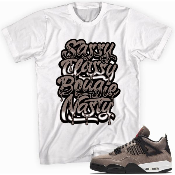 Sassy Classy Custom Sneaker Shirt Made to Match Jordan 4 Retro Jezsport.com