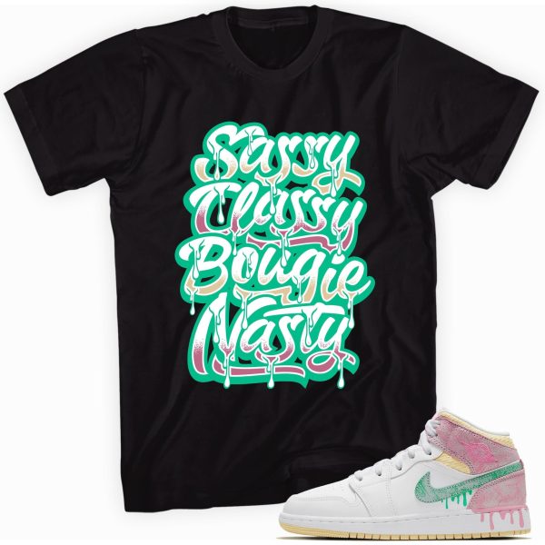 Sassy Classy T-shirt Made To Match Jordan 1 Paint Drip Jezsport.com