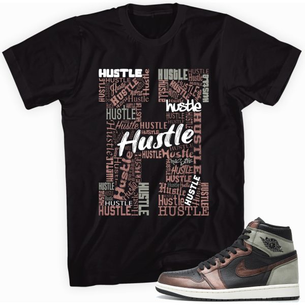 H for Hustle Sneaker T-shirt Made To Match Jordan 1 Retro High Jezsport.com