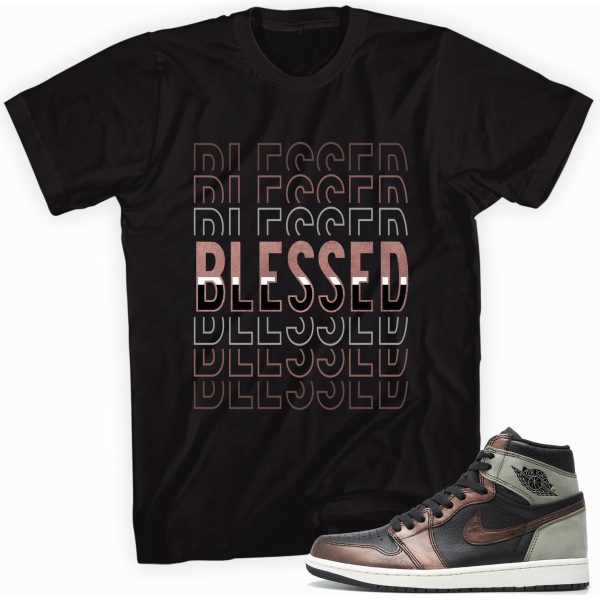 So Blessed T-shirt Made To Match Jordan 1 Retro High Jezsport.com