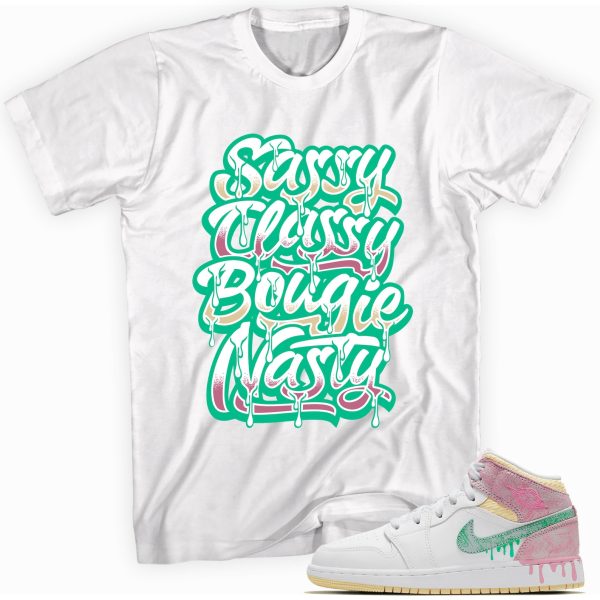 Sassy Classy T-shirt Made To Match Jordan 1 Paint Drip Jezsport.com