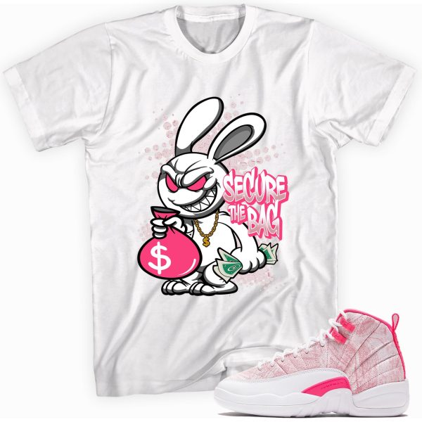 Secure the Bag Sneaker T-Shirt Made for Jordan 12 Retro Arctic Punch (Hyper Pink) Jezsport.com