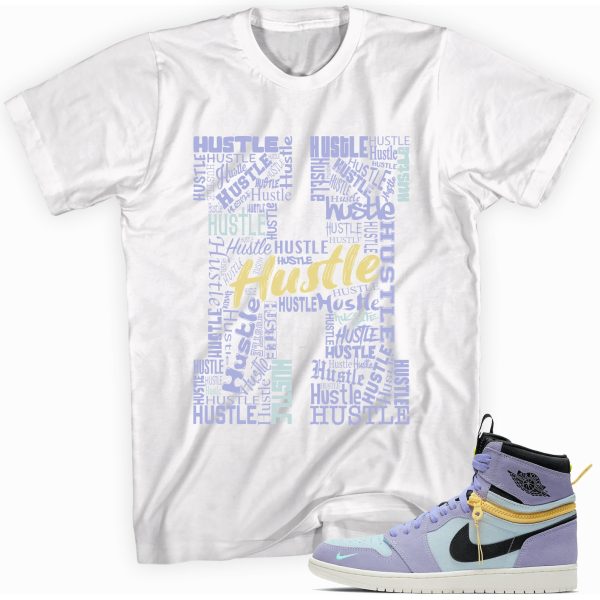 H Is For Hustle T-shirt Made To Match Jordan 1 Purple Jezsport.com