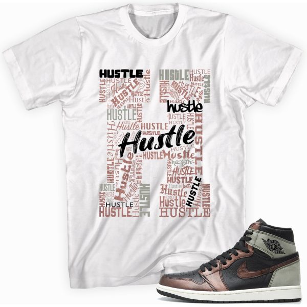 H for Hustle Sneaker T-shirt Made To Match Jordan 1 Retro High Jezsport.com