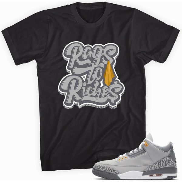 Rags To Riches Made To Match Jordan 3 Retro Cool Grey Jezsport.com