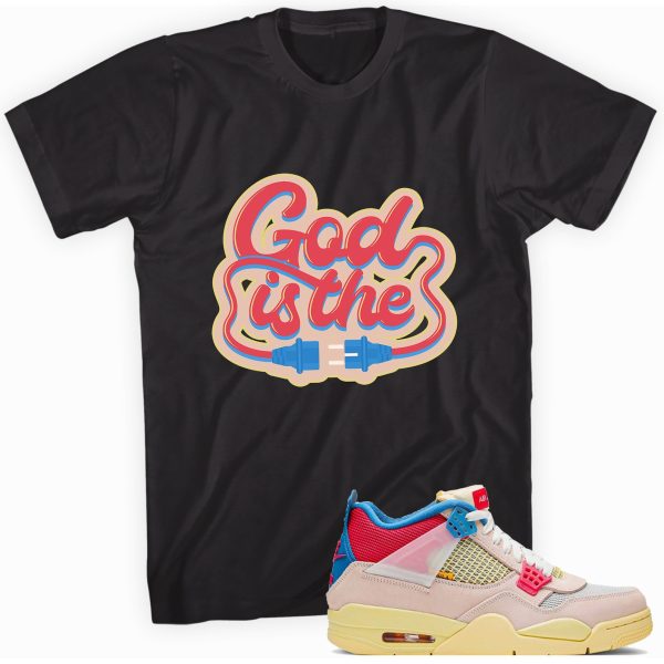 God Plug Shirt Made to Match Jordan 4 Retro Union Guava Ice Jezsport.com