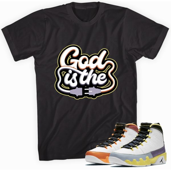 God Is The Plug T-shirt Made To Match Jordan 9 Retro Jezsport.com