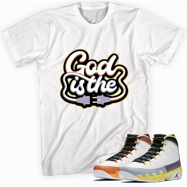 God Is The Plug T-shirt Made To Match Jordan 9 Retro Jezsport.com