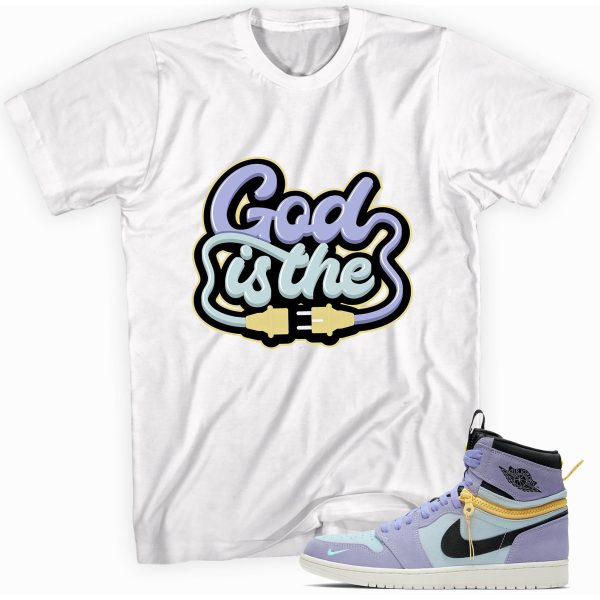 God Plug Shirt Made to Match Jordan 1 Switch Purple Pulse Jezsport.com