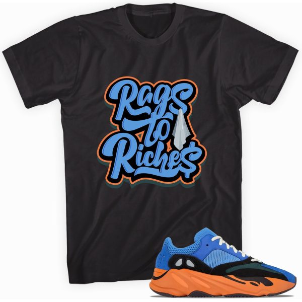 Custom Shirt made to match Yeezy Boost 700 Bright Blue T-Shirt - Rags to RichesMatching Outfits Jezsport.com