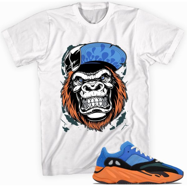 Custom tee made for Yeezy Boost 700 Bright Blue T-Shirt - Gorilla BeastMatching Outfits Jezsport.com