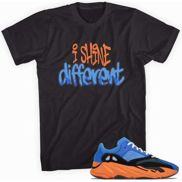 Custom tee made for Yeezy Boost 700 Bright Blue T-Shirt - Shine DifferentMatching Outfits Jezsport.com