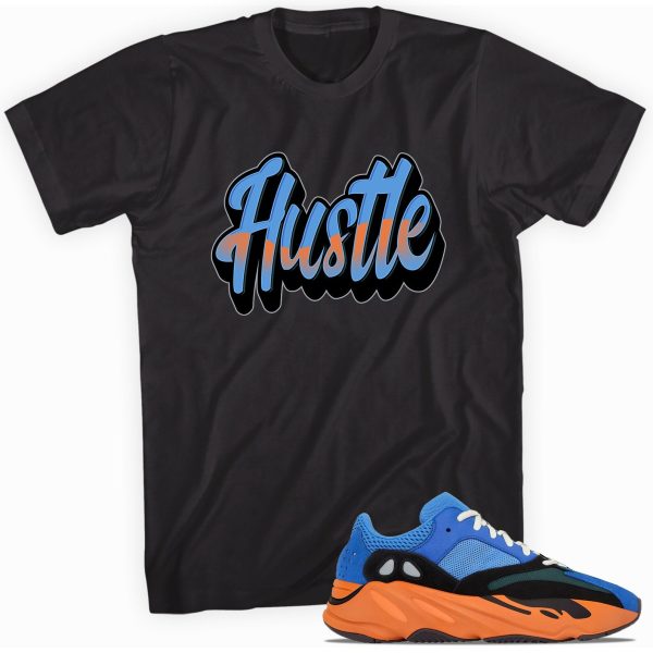 Custom tee made for Yeezy Boost 700 Bright Blue T-Shirt - HustleMatching Outfits Jezsport.com