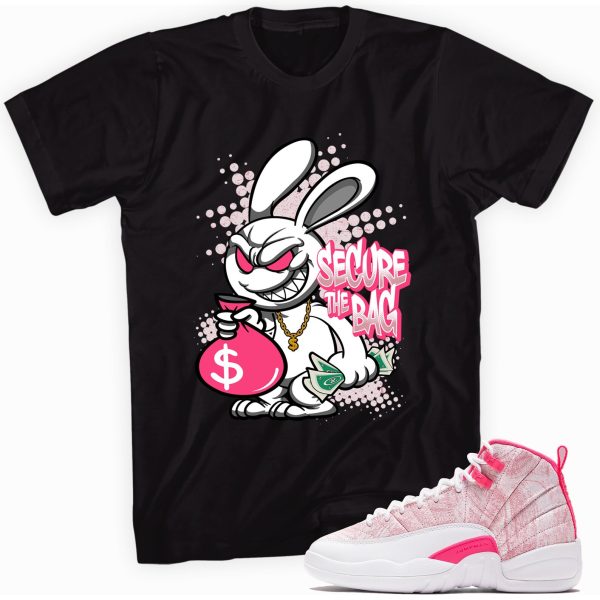 Secure the Bag Sneaker T-Shirt Made for Jordan 12 Retro Arctic Punch (Hyper Pink) Jezsport.com