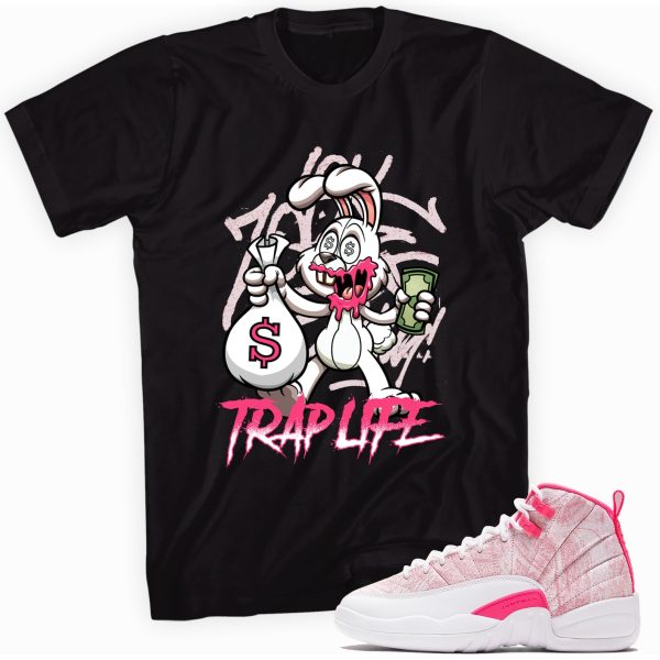 Trap Rabbit T-shirt Made To Match Jordan 12 Retro Jezsport.com