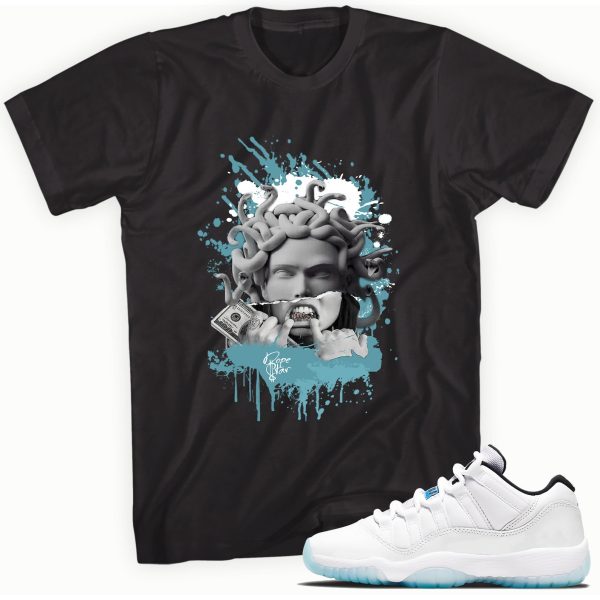 Medusa T-Shirt Made to Match Jordan 11 Retro Low Legend Blue Jezsport.com