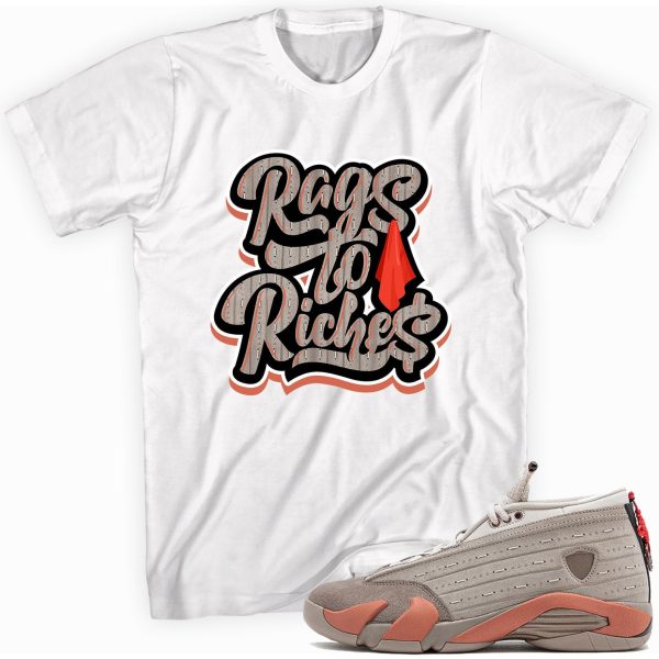 Rags to Riches Made for Jordan 14 Retro Low Clot X Terracotta Jezsport.com