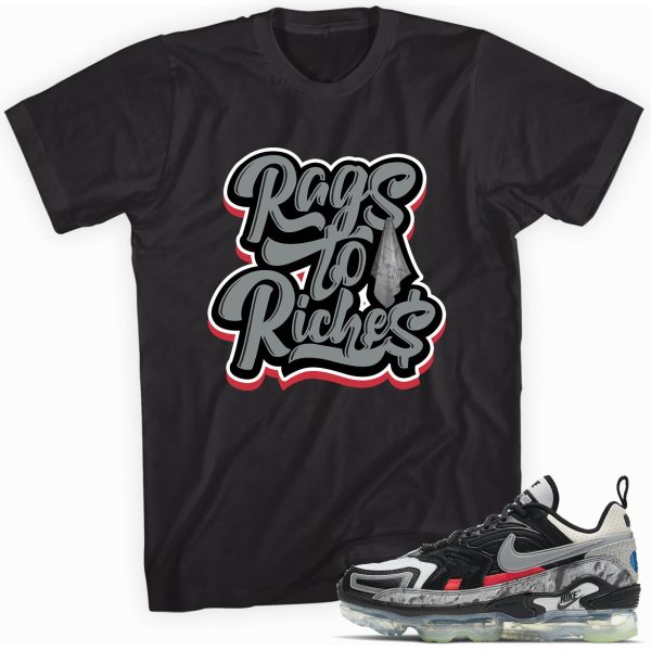 Rags to Riches Shirt Made to Match Vapormax EVO NRG Max Day Mashup 2022 Jezsport.com