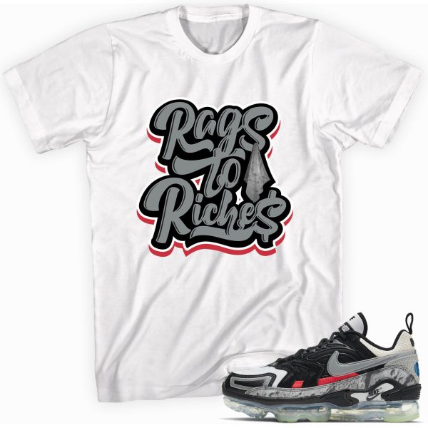 Rags to Riches Shirt Made to Match Vapormax EVO NRG Max Day Mashup 2021 Jezsport.com