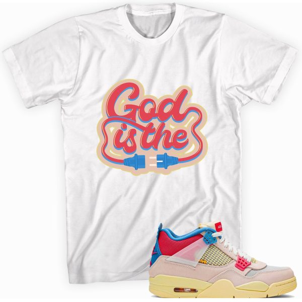 God Plug Shirt Made to Match Jordan 4 Retro Union Guava Ice Jezsport.com