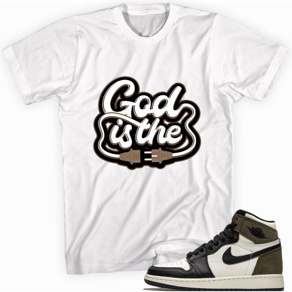 God Plug Shirt Made to Match Jordan 1 Retro High OG Dark Mocha Jezsport.com