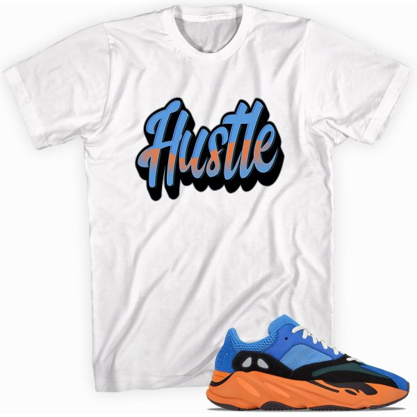 Custom tee made for Yeezy Boost 700 Bright Blue T-Shirt - HustleMatching Outfits Jezsport.com