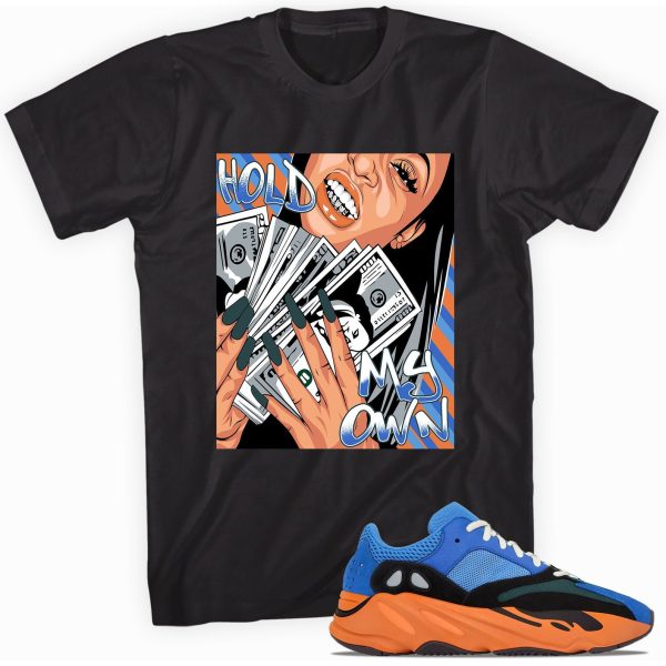 Custom tee made for Yeezy Boost 700 Bright Blue T-Shirt - Hold My OwnMatching Outfits Jezsport.com