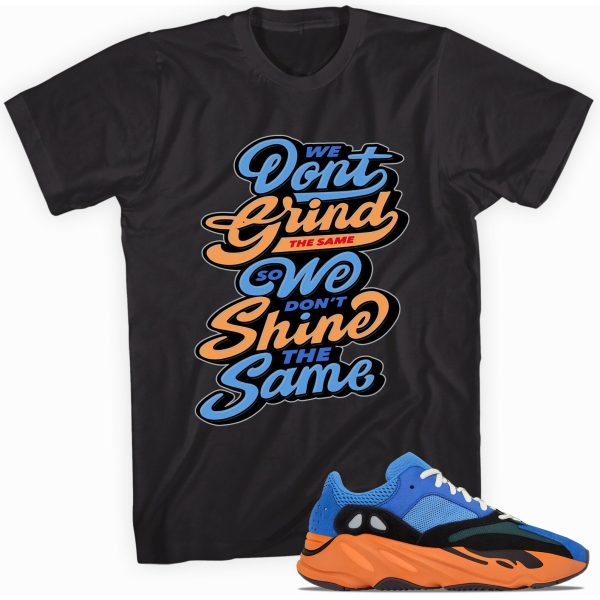 Custom tee made for Yeezy Boost 700 Bright Blue T-Shirt - Grind and ShineMatching Outfits Jezsport.com