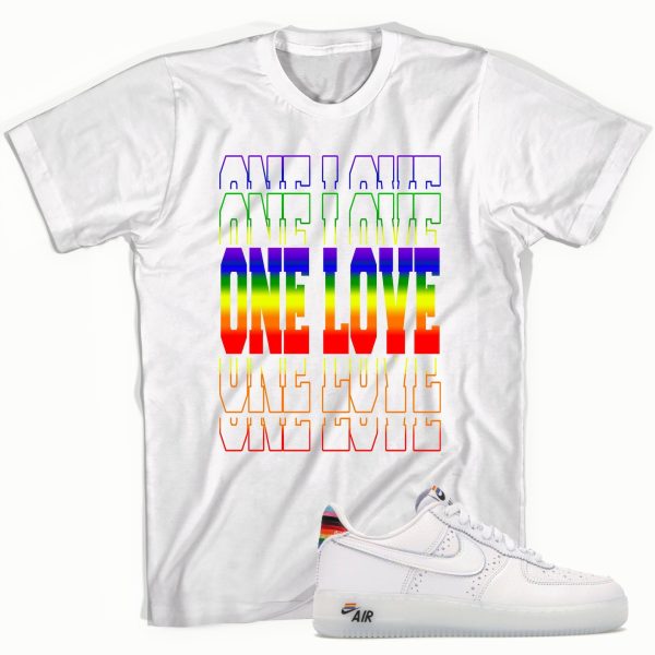 One Love Sneaker T-shirt Made To Match Force 1 Low Jezsport.com