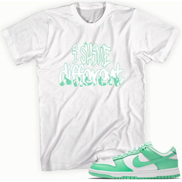 I Shine Adult Unisex T-Shirt Made to Match Dunk Low Green Glow Jezsport.com