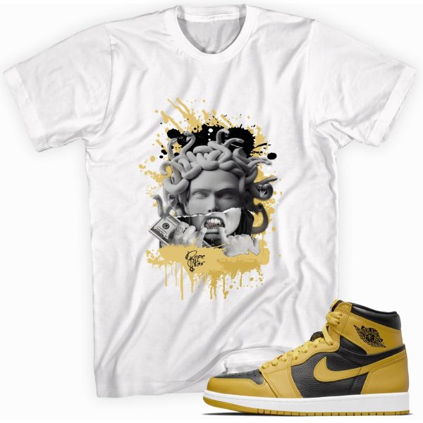 Medusa Adult Unisex Sneaker Shirt Made For Jordan 1 Retro High Pollen Jezsport.com