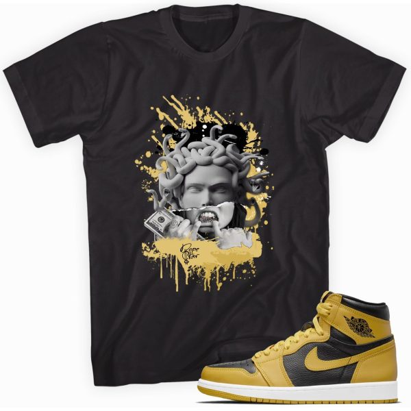 Medusa Adult Unisex Sneaker Shirt Made For Jordan 1 Retro High Pollen Jezsport.com