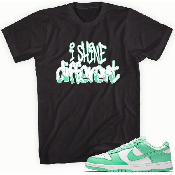 I Shine Adult Unisex T-Shirt Made to Match Dunk Low Green Glow Jezsport.com