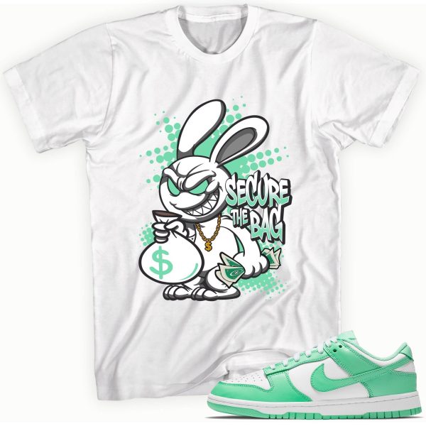 Secure the Bag Adult Unisex T-Shirt Made to Match Dunk Green Glow Jezsport.com