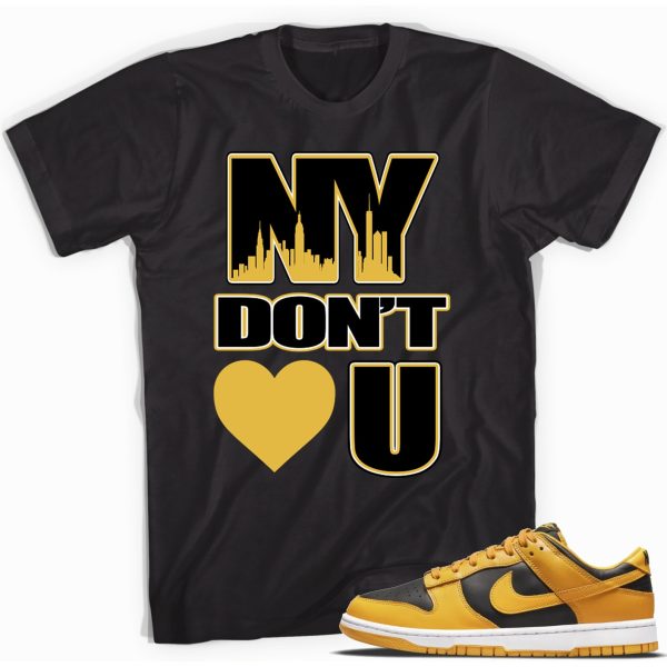 NY Don't Sneaker Shirt Match Dunk Low Goldenrod 2022 Jezsport.com