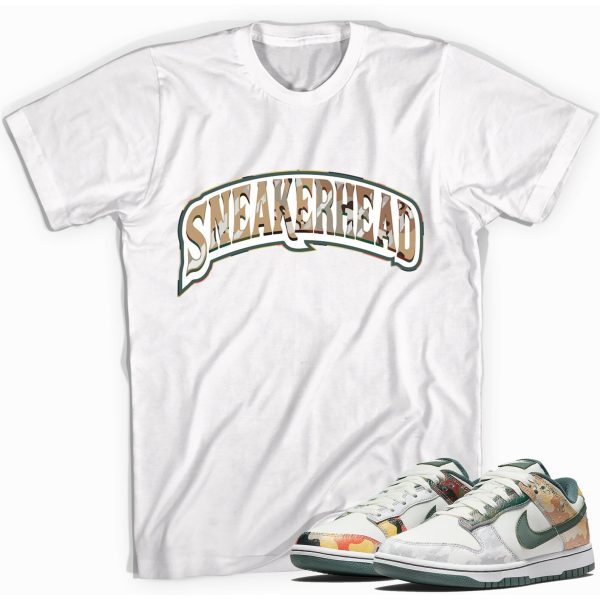 Sneaker Head Sneaker Shirt Backwoods Tribute Match Dunk Low Sail Multi Camo Jezsport.com