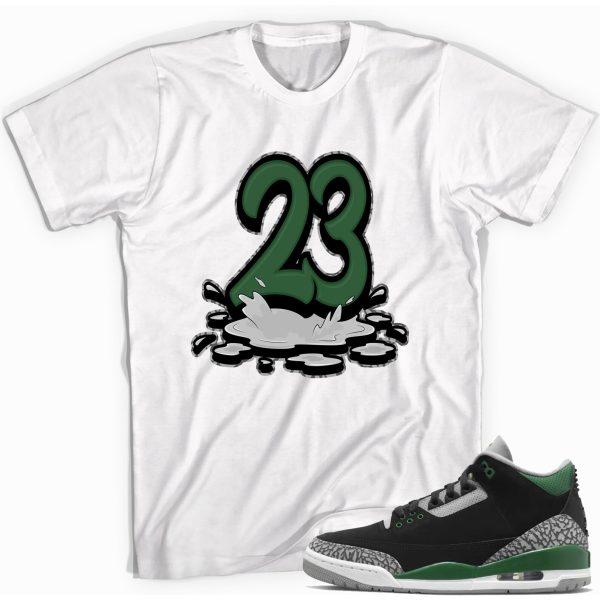 23 Splash T-shirt Match Jordan 3 Pine Green Jezsport.com