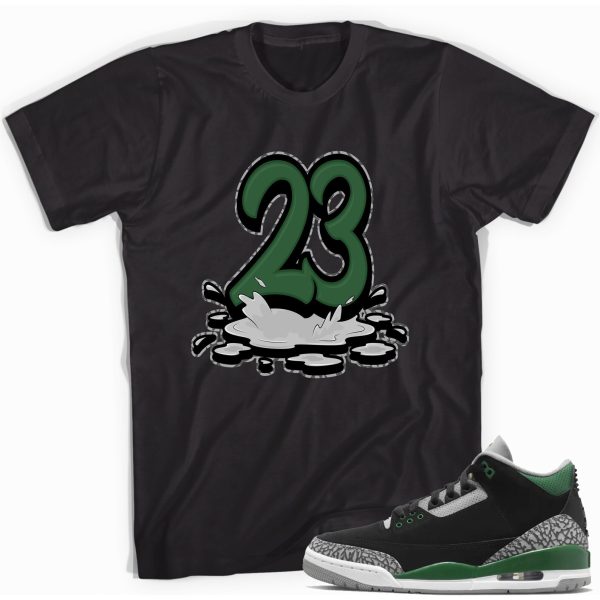 23 Splash T-shirt Match Jordan 3 Pine Green Jezsport.com