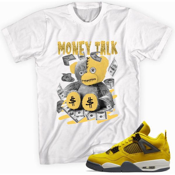 Money Talk T-Shirt Match Jordan 4 Lightning Jezsport.com